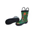 Foxfire Foxfire FOX-600-37-10 Childrens Camping Rain Boot; Green - Size 10 FOX-600-37-10